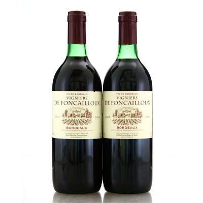 Vigniers De Fontcailloux 2003 Bordeaux 2x75cl