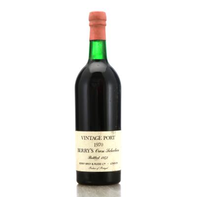 Image for Berry Bros & Rudd Own Selection 1970 Vintage Port