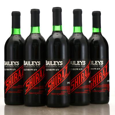 Baileys of Glenrowan Shiraz 1992 Victoria 5x75cl