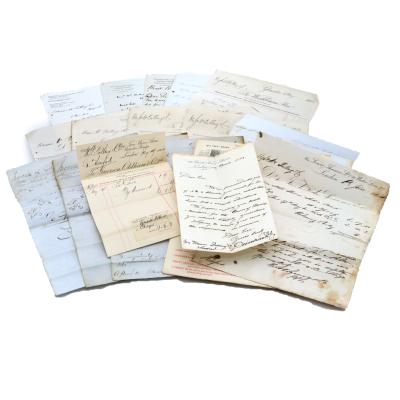 Wine Correspondence & Invoices x17 / 1861 - 1907