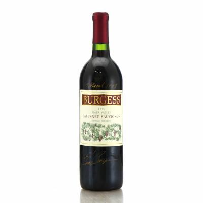 Burgess Vintage Selection Cabernet Sauvignon Napa Valley 1994