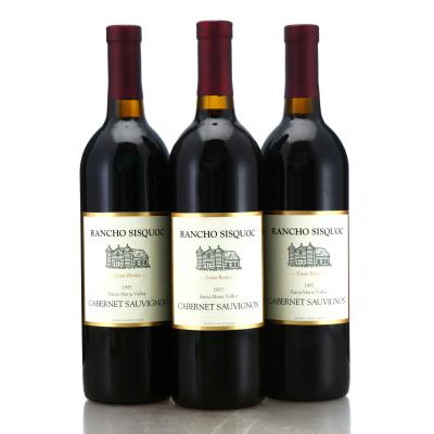 Rancho Sisquoc Winery Cabernet Sauvignon 1997 Santa Maria Valley 3x75cl