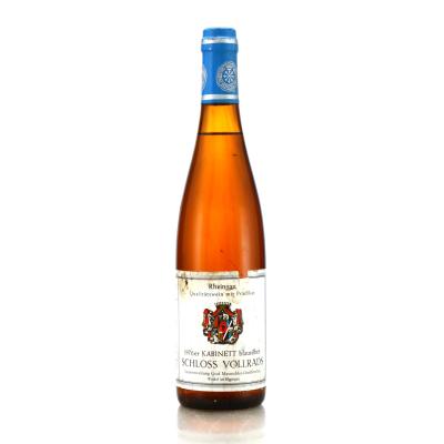 Schloss Vollrads Kabinett Blausilber 1976 Rheingau