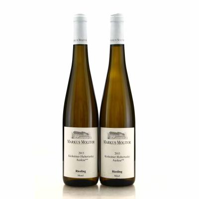 Markus Molitor Kinheimer Hubertuslay Riesling Auslese ** 2015 Mosel / White Cap 2x75cl