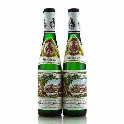 Schubert Maximin Grunhauser Abtsberg Riesling Auslese 55 1996 Mosel 2x37.5cl