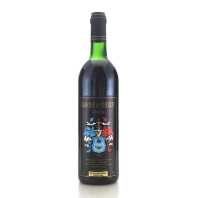 Podere Lellera Barone di Cerreto Riserva Privata 1985 Terre Siciliane Grand Cru