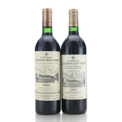 Assorted Ch. La Mission Haut-Brion Graves Grand-Cru 2x75cl