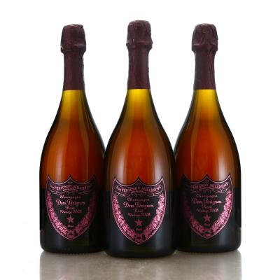 Dom Perignon Rosé 2008 Vintage Champagne 3x75cl