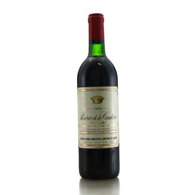 Reserve De La Comtesse De Lalande 1989 Pauillac