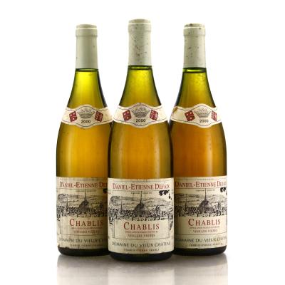 Dom. Daniel-Etienne Defaix Vieilles Vignes 2000 Chablis 3x75cl