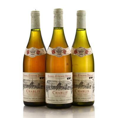 Dom. Daniel-Etienne Defaix Vieilles Vignes 1999 Chablis 3x75cl