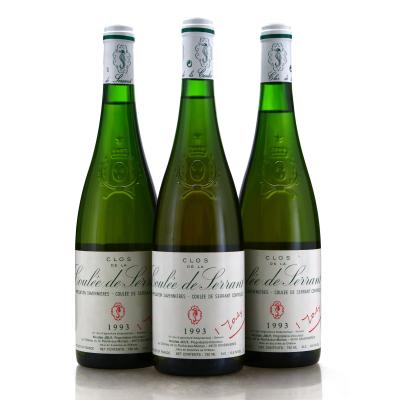 Nicolas Joly 1993 La Coulee de Serrant, Savennieres 3x75cl