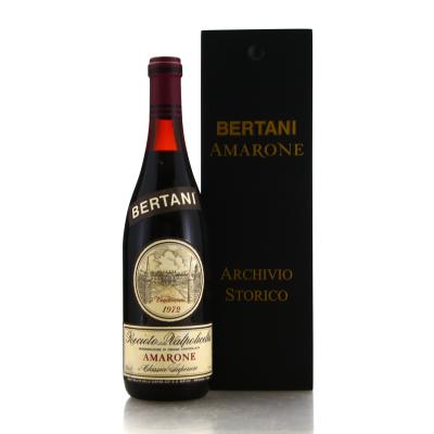 Bertani 1972 Recioto Della Valpolicella Classico Superiore