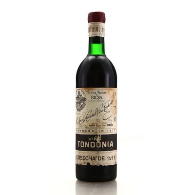 R. Lopez de Heredia Vina Tondonia 1991 Rioja Gran Reserva