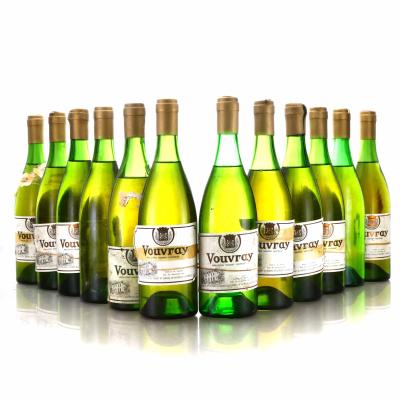 Caves des Viticulteurs de Vouvray Ch. de Vaudenuits Demi Sec 1976 Vouvray 12x75cl