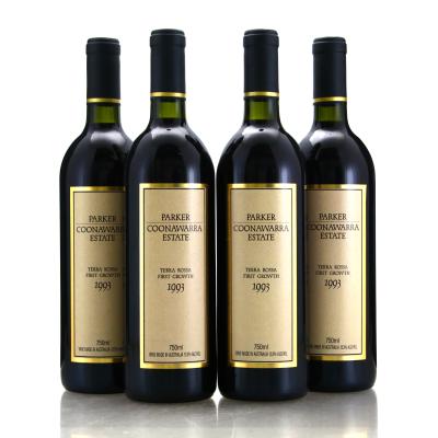 Parker Coonawarra Estate Terra Rossa First Growth 1993 Coonawarra 4x75cl