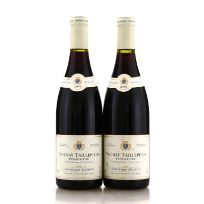 Bitouzet-Prieur 2003 Volnay Taillepieds 1er-Cru 2x75cl