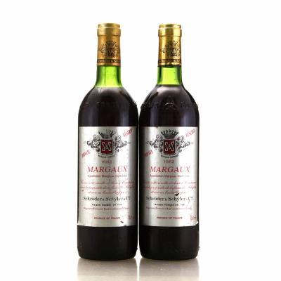 Schroder and Schyler 1992 Margaux 2x75cl