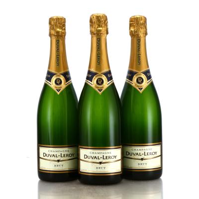 Duval Leroy Champagne Brut NV Champagne 3x75cl