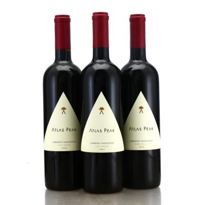 Atlas Peak Cabernet Sauvignon 2002 Napa Valley 3x75cl