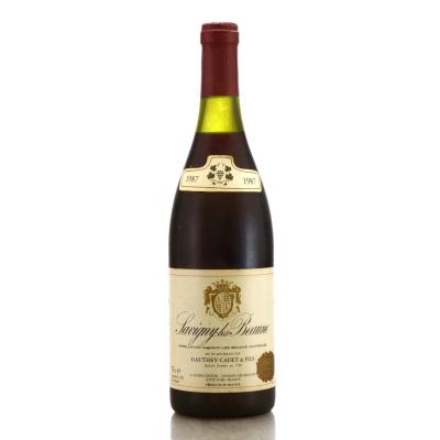 Gauthey-Cadet and Fils 1987 Savigny-Les-Beaune