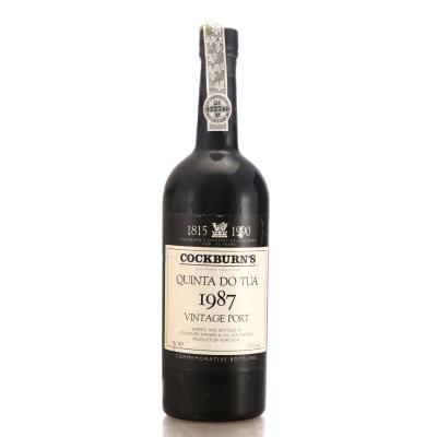 Cockburn's Quinta Do Tua 1987 Vintage Port / Commemorative Bottling