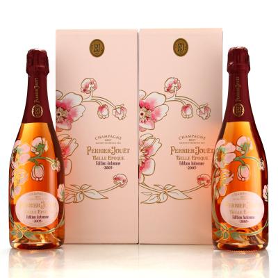 Perrier-Jouet Belle Epoque Rosé 2005 Vintage Champagne 2x75cl / Autumn Edition