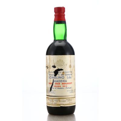 Tarquinio T. da Camara Lomelino Solera 1862 Rare Old Malmsey NV Madeira