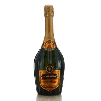 Mumm Rene Lalou 1979 Vintage Champagne