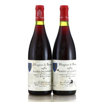 Prosper Maufoux Cuvee Madeleine-Collignon 1989 Mazis Chambertin Grand Cru / Hospices De Beaune 2x75cl