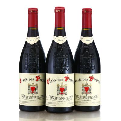 Clos Des Papes 2006 Chateauneuf-Du-Pape 3x75cl