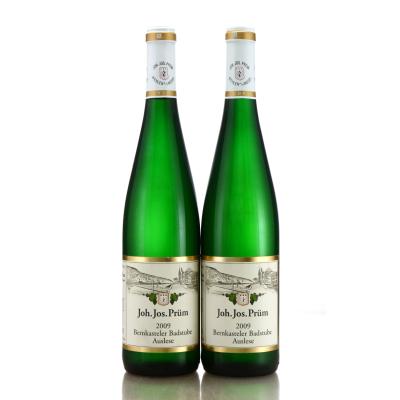 Joh. Jos .Prum Bernkasteler Badstube Riesling Auslese 2009 Mosel 2x75cl