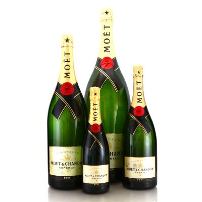 Moet & Chandon Imperial NV Champagne Assortment x4