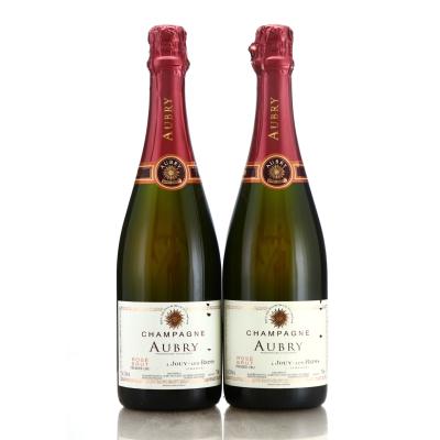 Aubry Brut Rosé NV Champagne 2x75cl