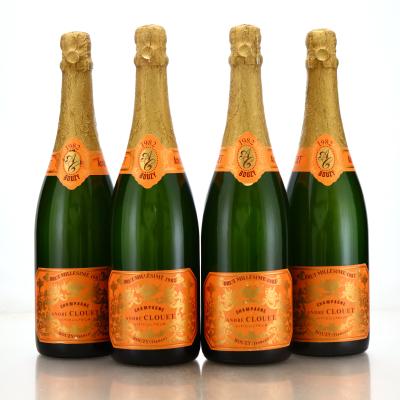 Andre Clouet Brut 1982 Vintage Champagne 4x75cl