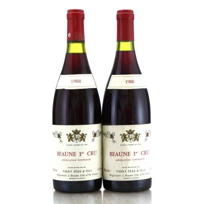 Verry Pere et Fils 1988 Beaune 1er Cru 2x75cl