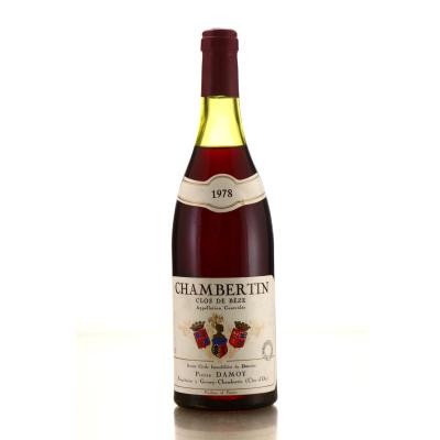 Dom. Pierre Damoy Clos De Beze 1978 Chambertin