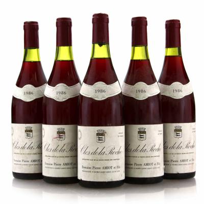 Domaine Pierre Amiot & Fils 1986 Clos De La Roche Grand-Cru 5x75cl