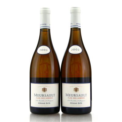 Dom. Arnaud Ente 2003 Meursault Clos des Ambres 2x75cl