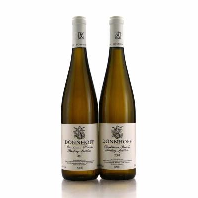 Donnhoff Oberhausen Brucke Riesling Spatlese 2003 Nahe 2x75cl