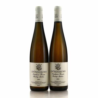 Donnhoff Oberhausen Brucke Riesling Spatlese 2004 Nahe 2x75cl