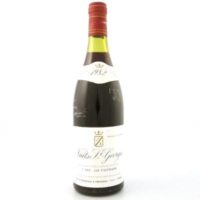 E.C.Fontaines \"Les Vaucrains\" 1982 Nuits-Saint-Georges 1er-Cru