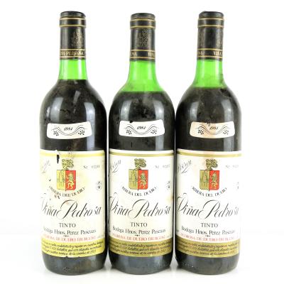 Viña Pedrosa 1981 Ribera Del Duero Reserva 3x75cl