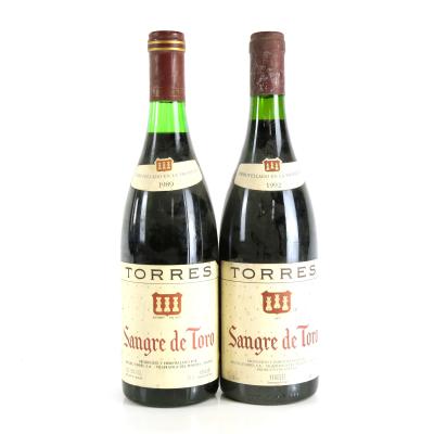 Torres \"Sangre De Toro\" 1989 & 1992 Penedes Reserva