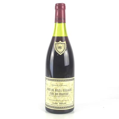 J.Belin 1982 Côte-de-Nuits-Villages