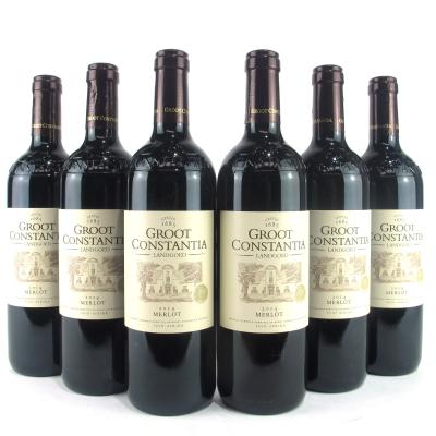 Groot Constantia Merlot 2014 Constantia 6x75cl