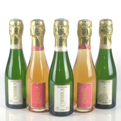 Cattier Brut & Rose NV Champagne 5x20cl