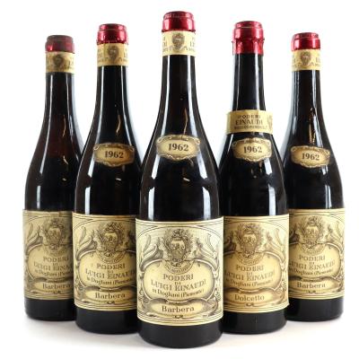 L.Einaudi Barbera 1962 Piedmont / 5 Bottles