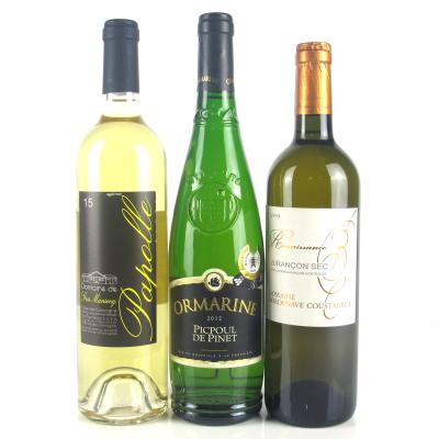 Assorted Southern French White Wines 3x75cl