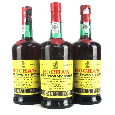 Rocha's 1967 Colheita Port 3x75cl